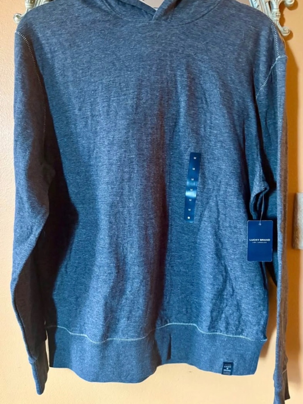 Lucky Brand Men's Crewneck Sweater in Heather Gray